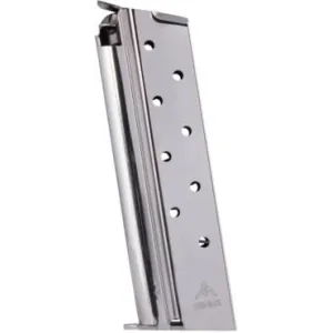 Mec-Gar 1911 Govt Handgun Magazine 10mm HT Nickel 8/rd