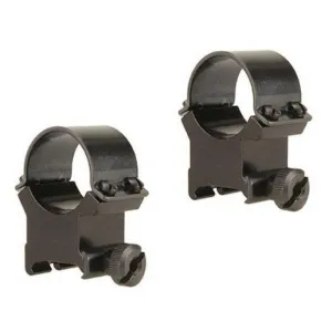 Weaver Sure Grip Detachable Aluminum Scope Rings (4-Screws) 1" X-High Matte Clam
