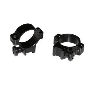 Burris Deluxe Aluminum .22 Rings 1" Medium 0.80 in Actual Height - Gloss