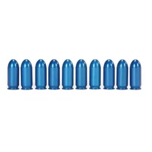 A-Zoom Aluminum Snap Caps .45 AUTO Blue 10/pk