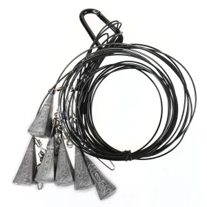 Higdon Outdoors Battleship Rig 54" with 6oz Weight 6pk