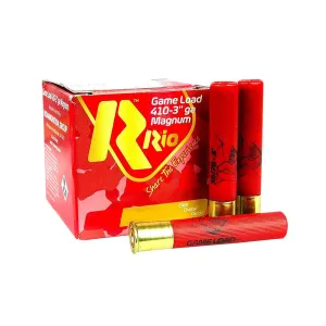 Rio Heavy Field Shotshells .410 ga 3" MAX 11/16 oz #7.5 1150 fps 25/rd