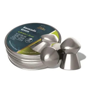 H&N Baracuda Green .25 Caliber Airgun Pellets 150 Count