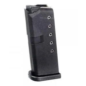 ProMag Steel Handgun Magazine Glock 42 .380 ACP Black Polymer 6/rd