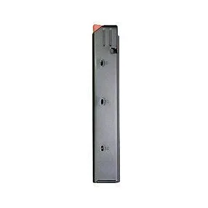 ASC AR Family Rifle Magazine Orange Follower Black Stainless Steel 9mm Luger 20/rd