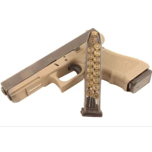 Elite Tactical Systems Glock 17 Magazine Fits Glock 17 18 19 19x 26 34 45 Gen 1-5 9mm 17/rd
