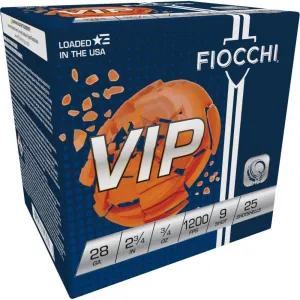 Fiocchi Exacta Target Loads  28 ga 2 3/4" 3/4 oz #9 1200 fps 25/ct
