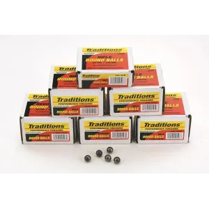 Traditions Muzzleloader Revolver Round Ball - Bulk Pack .44 cal 451" 140 gr 100/ct