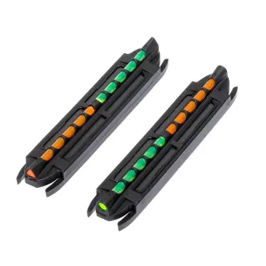 HIVIZ Two-In-One Magnetic Shotgun Sight with Green & Orange LitePipe