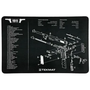 TekMat 11x17 Gun Cleaning Mat 1911