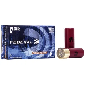 Federal Power-Shok Sabot Slug Shotshells 12 ga 2 3/4" MAX 1 oz Slug 1500 fps 5/ct