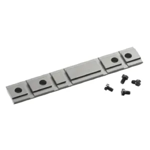 Ruger Weaver-Style Aluminum Combination 10/22 Rifle Scope Base Adapter Silver Powder Coated 1-piece