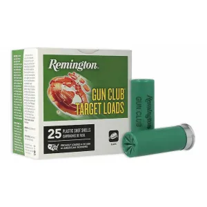 Remington Gun Club Target Load Shotshells 12 ga 2-3/4" 1 oz 1185 fps #8 25/ct