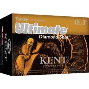 Kent Ultimate Diamond Shot Turkey 20 ga 3" MAX 1 1/4 oz #4 130 fps - 10/box