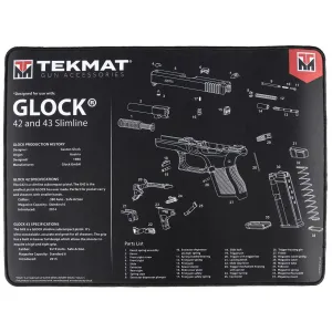 TekMat Ultra 20 Mat for Glock 42-43