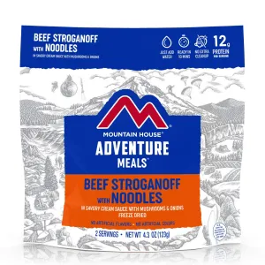 Mountain House Beef Stroganoff 4.3 oz 2 Servings