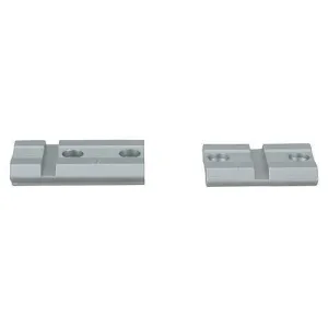 Weaver 2-Piece (Pairs) Top Mount Aluminum Scope Base - Silver - Mossberg, Remington