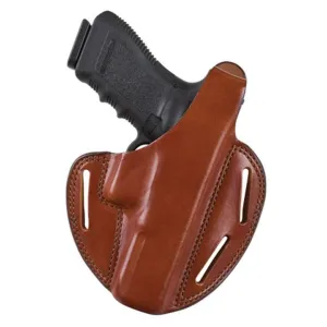 Bianchi Model 7 Shadow II, Ruger GP100 4" Plain Tan RH