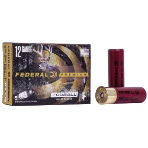 Federal TruBall Rifled Slug Shotshells 12 ga 3"  3/4 oz Slug 1700 fps 5/ct