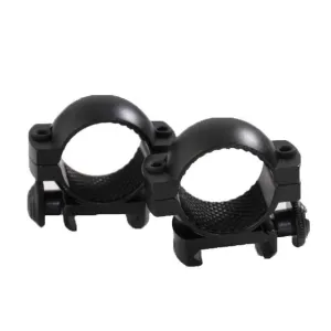 Traditions Aluminum Scope Rings fits Weaver Style Bases 1" Med - Matte Black
