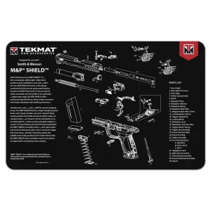 TekMat 11x17 Gun Cleaning Mat- Smith & Wesson Shield