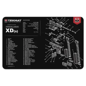 TekMat 11x17 Gun Cleaning Mat- Springfield Armory XD-S