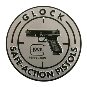 Glock Safe Action Aluminum Sign