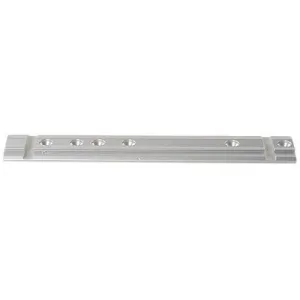 Weaver 1-Piece .22 Tip-Off Adapter Scope Base for Ruger -Silver - #TO-9S Fits Detachable Top Mount Scope Rings or Tip-Off Scope Rings