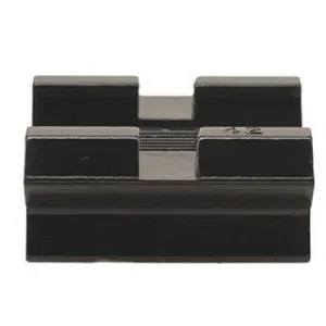 Weaver Standard Top Mount Aluminum Scope Base - Gloss Black - #42 - FRONT Mossberg, Remington