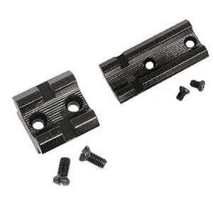 Weaver Standard Top Mount Aluminum Scope Base - Gloss Black - #20A - FRONT