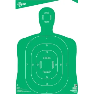 Allen EZ AIM Silhouette 12x18 Target Green- 10/ct