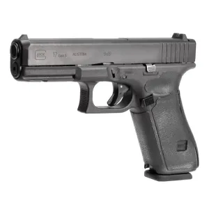 Hogue Wrapter Rubber Adhesive Grip for Glock Gen 5 Models 17, 17MOS, 34MOS, 45, 45MOS, 19X - Black