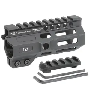 Midwest Industries One Piece Combat Rail Free Float Handguard 4.5" M-LOK
