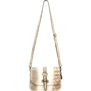 Smith & Wesson Croc Crossbody Concealed Carry Purse Beige