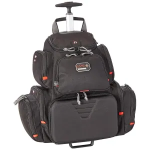 G-Outdoors Rolling Handgunner Backpack with 4 Handgun Cradle-Black