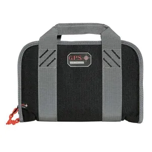 G-Outdoors Double Pistol Case with Magazine Storage & Dump Cup-Black