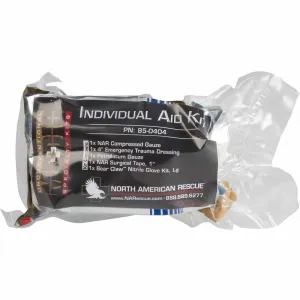 North American Rescue Individual Aid Kit Medical Kit 85-0404