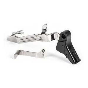 ZEV PRO FLAT FACE GLOCK TRIGGER UPGRADE BAR KIT, GEN5, BLK/BLK