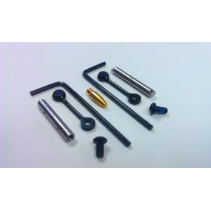 KNS Precision Gen 2 Mod 2 Non-Rotating Trigger/Hammer Pins - Fits Smith & Wesson M&P 15-22  Black