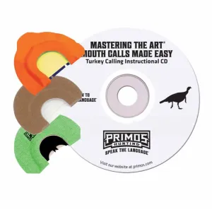 Primos Mastering the Art Turkey Mouth Call Pak Blister