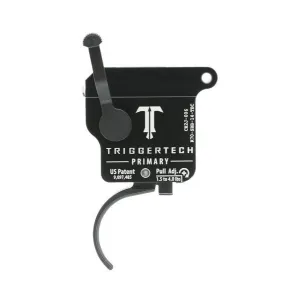 TriggerTech Rem 700 Primary Curved Trigger Single Stage Black/Black