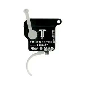 TriggerTech Rem 700 Primary Curved Trigger Single Stage Stainless Steel/Black
