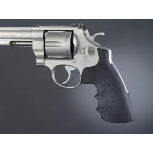 Hogue S&W N Convertion Kit - Round to Square Butt - Rubber Monogrip