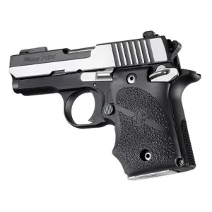 Hogue Ambi Safety Rubber Grip with Finger Grooves for SIG Sauer P938 Black