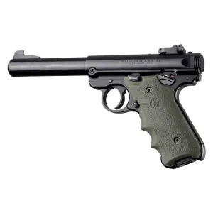 Ruger MKIV Rubber Grip with Finger Grooves OD Green