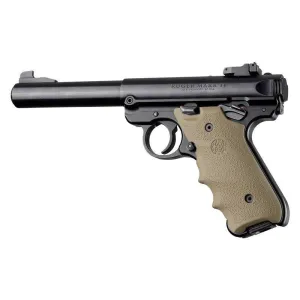 Ruger MKIV Rubber Grip with Finger Grooves Flat Dark Earth