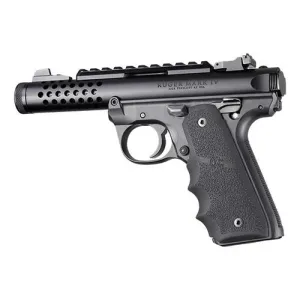 Hogue Ruger 22/45 MKIV Rubber Grip with Finger Grooves Black