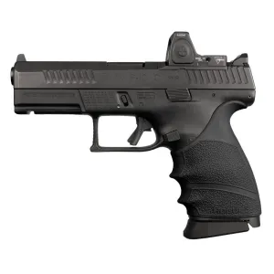 Hogue HandAll Beavertail Grip Sleeve CZ P-10 Compact 9mm - Black