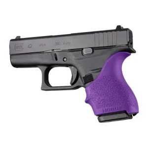 Hogue HandAll Beaver Tail Grip Sleeve Glock 42, 43 Purple