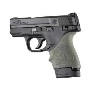 Hogue HandAll Beaver Tail Grip Sleeve S&W M&P Shield, Ruger LC9, Glock 26/27 OD G